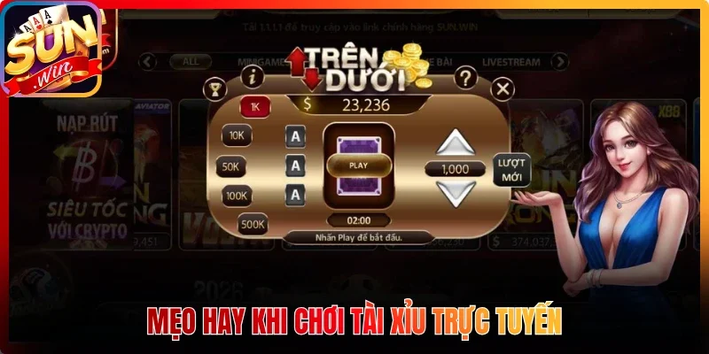 Mẹo hay khi chơi Tài Xỉu trực tuyến