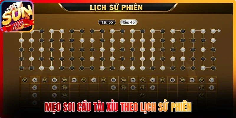 Mẹo soi cầu tài xỉu theo lịch sử phiên