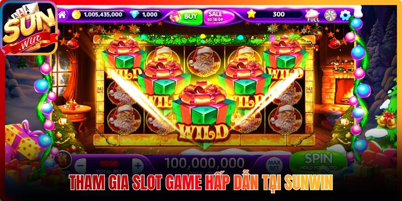 Tham gia slot game hấp dẫn tại Sunwin